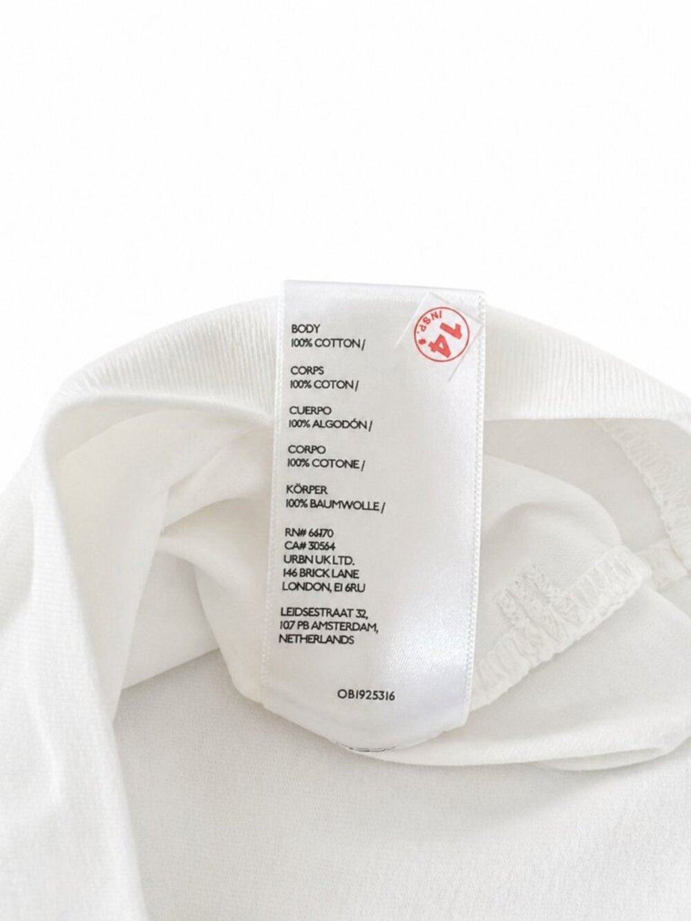 Urban Outfitters BDG White Oversized Cropped Tee NWT S M XL - Picture 6 of 8